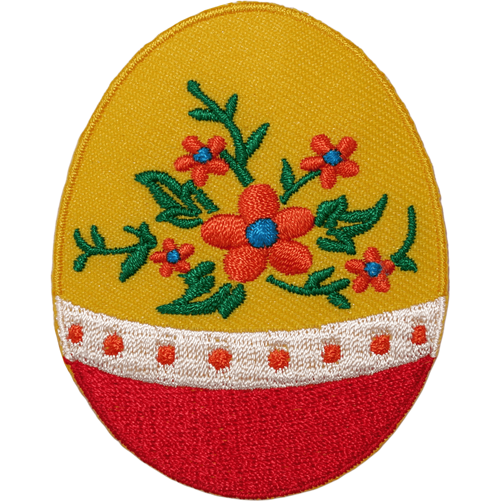 Fried Egg Flower, Embroidered Patch