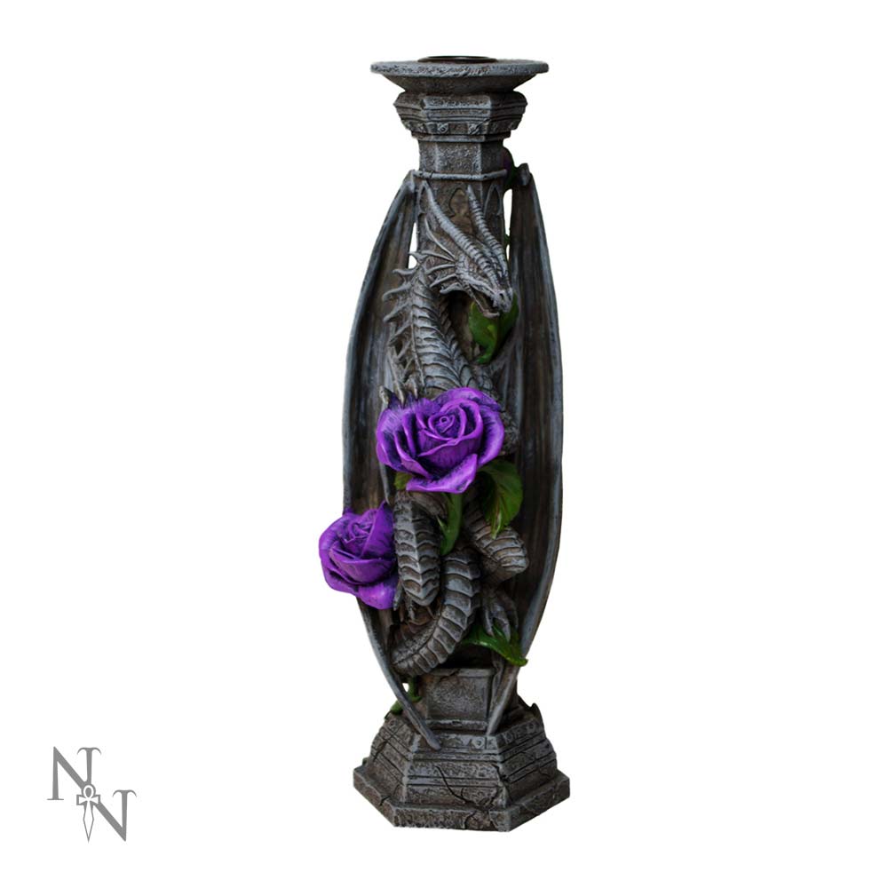 Anne Stokes Dragon Beauty Candle Stick Candle Holder Valentine