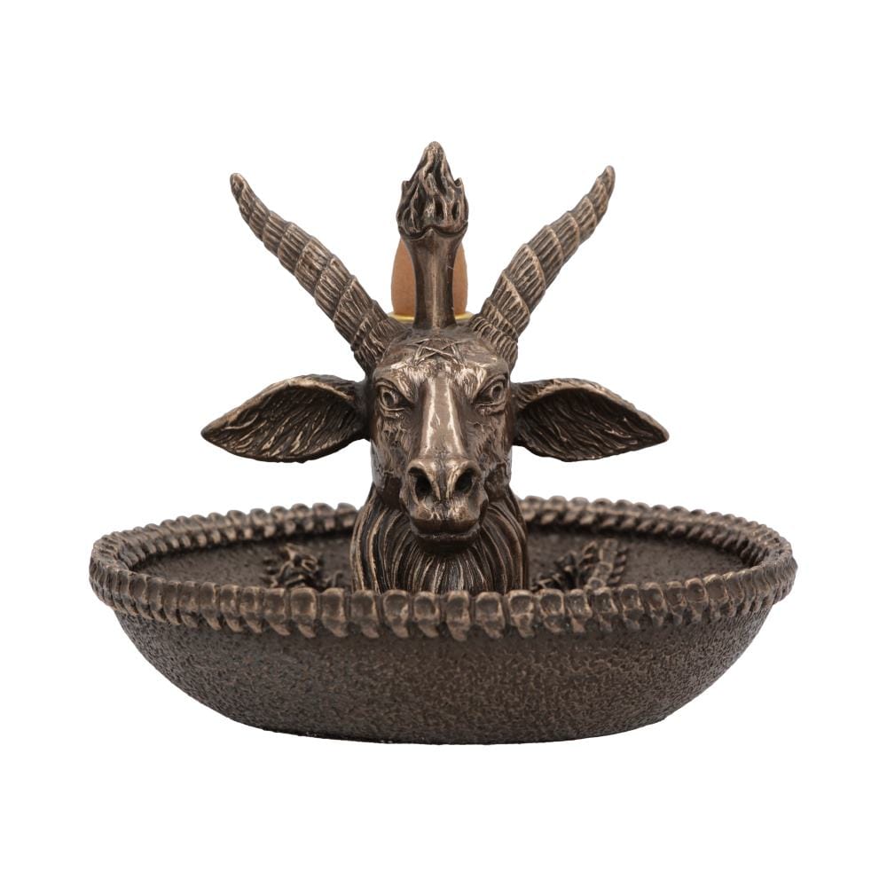 Baphomet's Wealth Occult Backflow Incense Burner 13cm