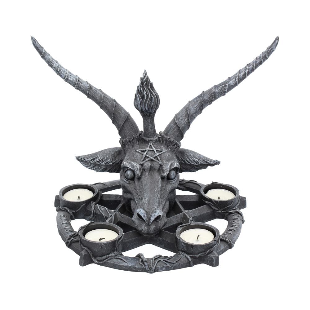 Baphomet Sabbatic Goat Diety Candle Holder