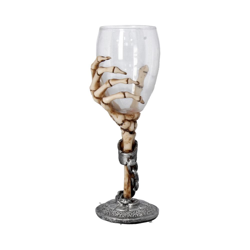 Claw Skeleton Hand Wine Glass Goblet 21cm