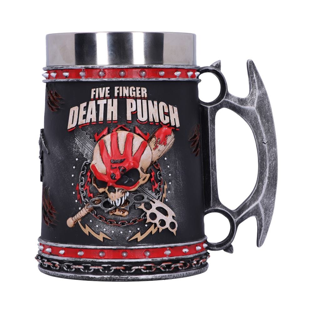 Five Finger Death Punch Tankard Knuckle Duster Skull Mug