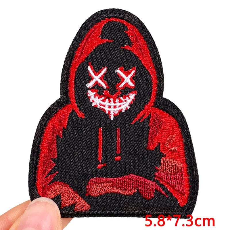 Ghost Zombie Embroidered Patch Iron On Sewable Clothes Denim Jean Jacket Badge