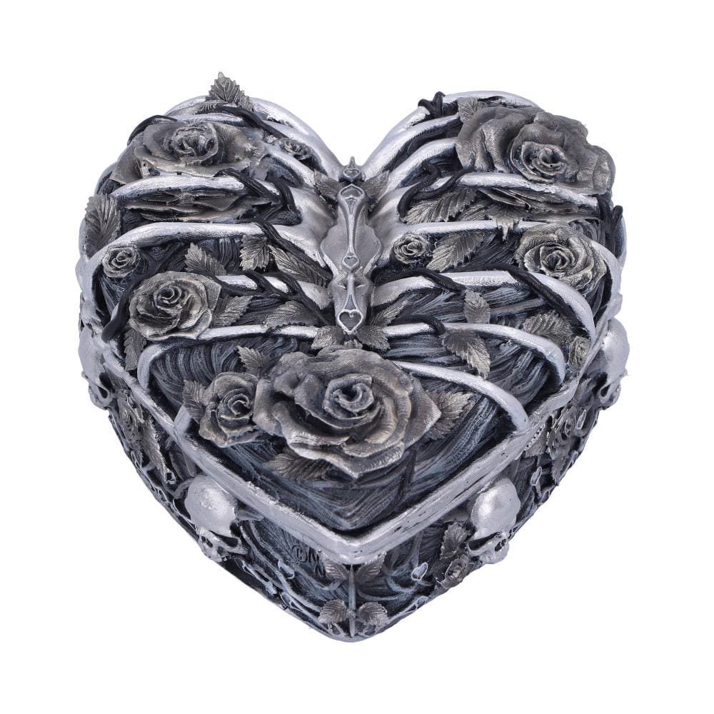 Gothic Caged Heart Box 10.5cm