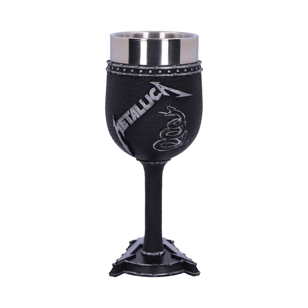 Officially Licensed Metallica Black Album Goblet Wine Glass