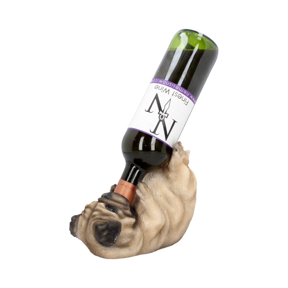 Pug Dog Guzzler Wine Bottle Holder