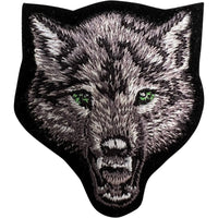 Wilderness Patch Iron On Patches On Clothes Animal Embroidered Patches For  Clothing Stripes Badges Wolf Whale Patch For Clothes