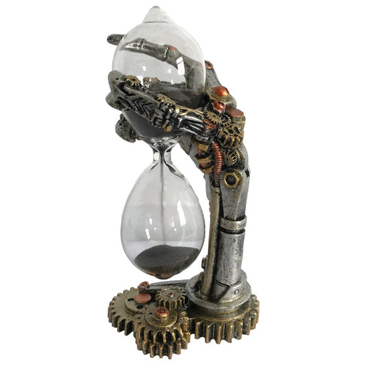 Steampunk Time after Time Skeletal Hand Sand Timer