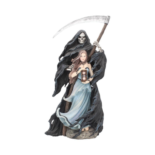 Summon The Reaper Gothic Figurine By Anne Stokes Woman and Reaper Ornament