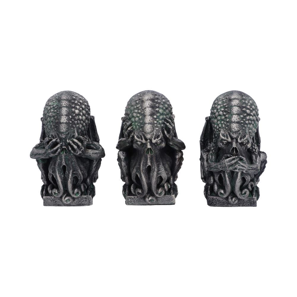Three Wise Cthulhu Figurines 7.6cm