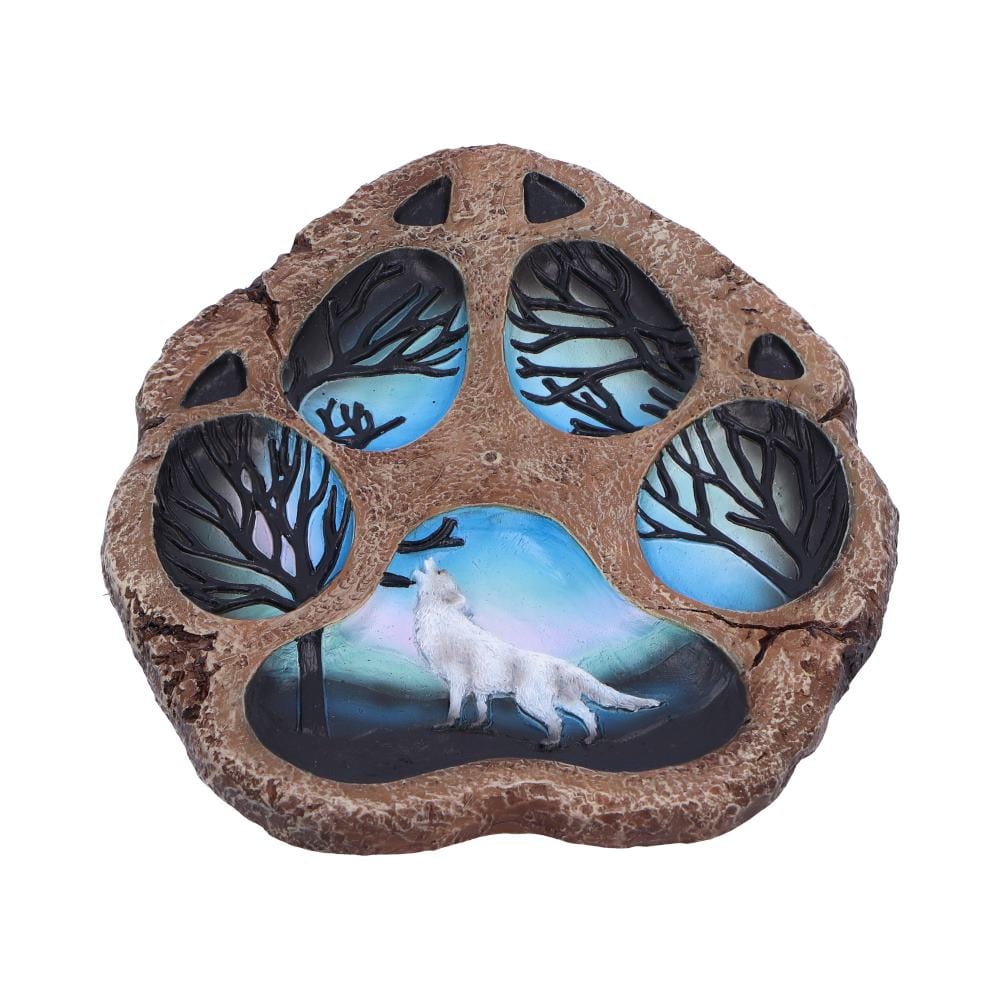 Tracks of the Wild Paw Print Incense Burner 15.5cm