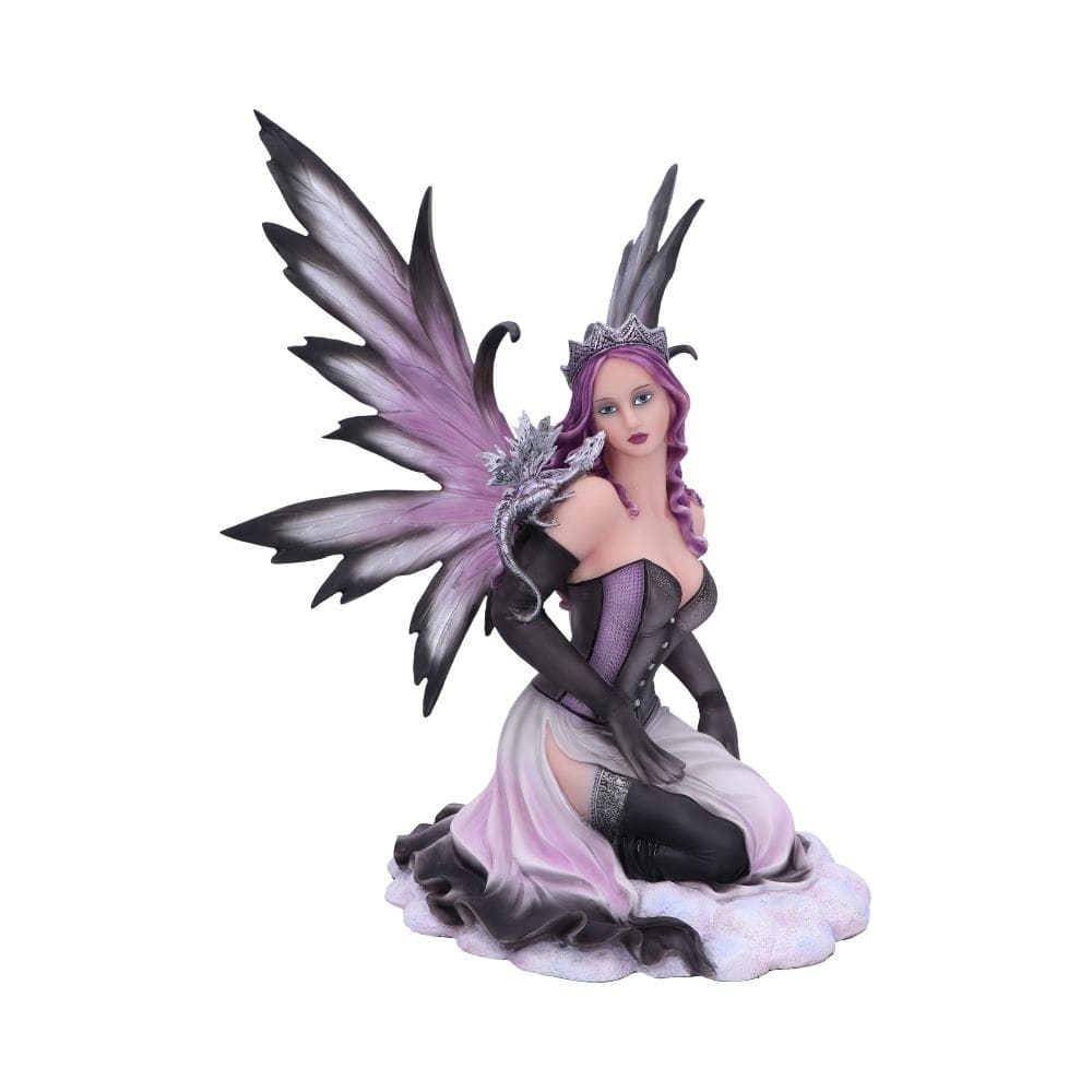 Winter Fairy with Dragon Figurine 38cm