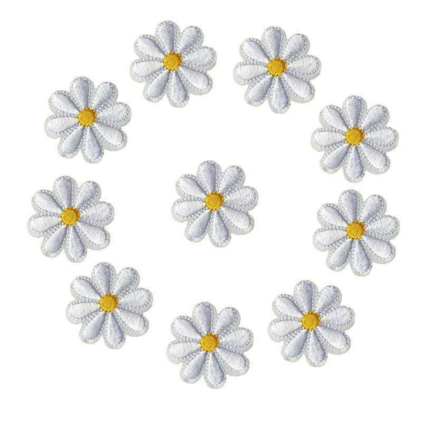 Daisy Flower Iron-On Patch