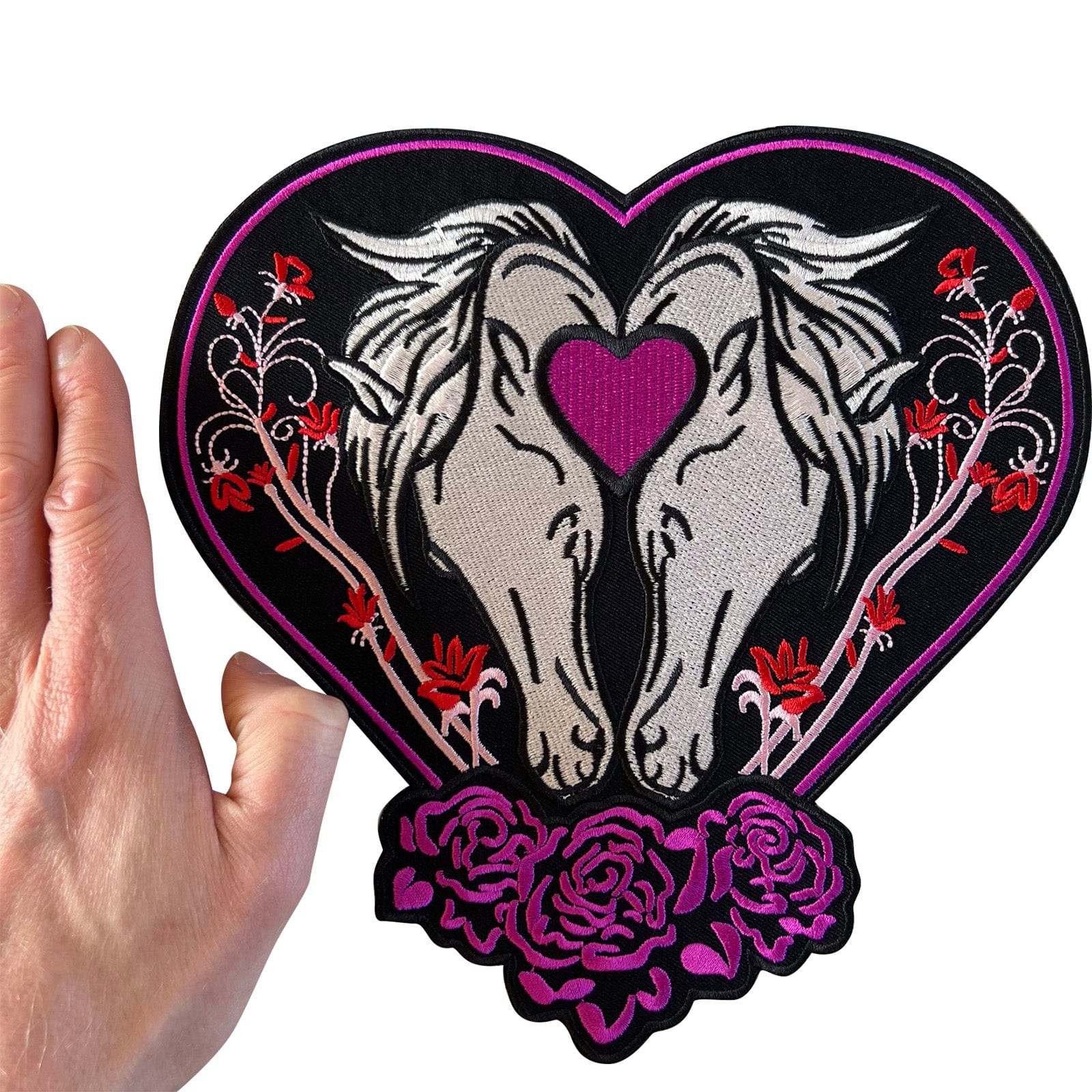 PS1581 - Barbie Heart (Iron on) Patches, Koo Style Wholesale