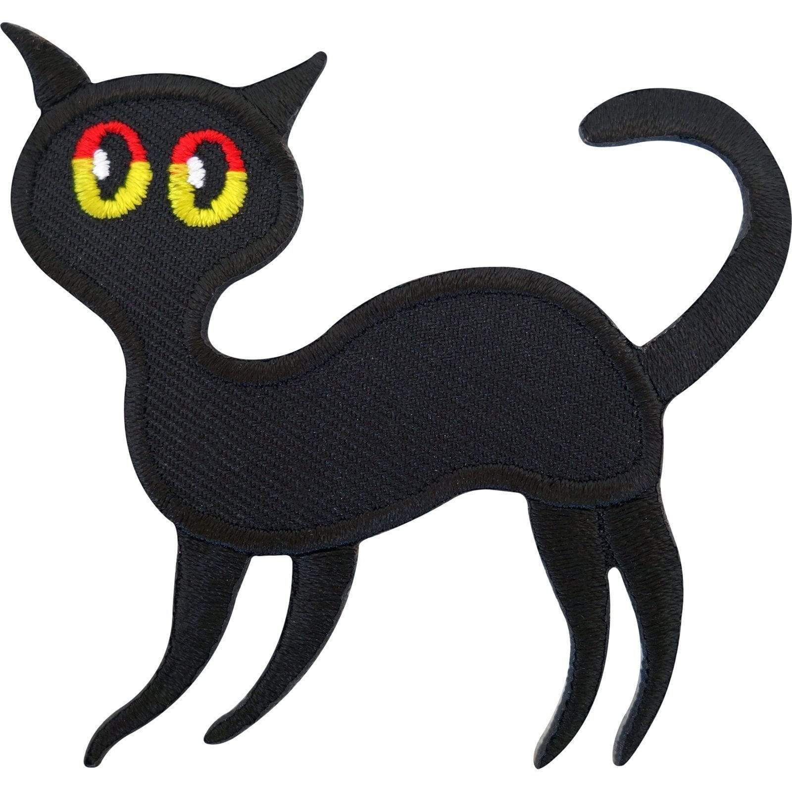Black Magic cat Halloween biker patch