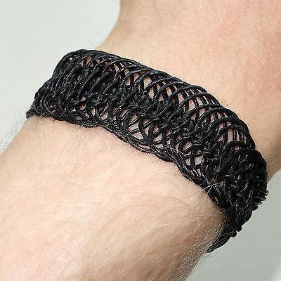 Black Surfer Wristband Cuff Friendship Charm Bracelet Bangle Mens Womens Jewelry Black Surfer Wristband Cuff Friendship Charm Bracelet Bangle Mens Womens Jewelry