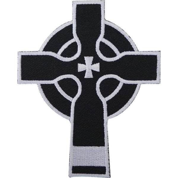 Celtic Knotwork Cross Patch - Religious Patch - Christian Patch - Iron on  patch - Sew on patch - Applique patch