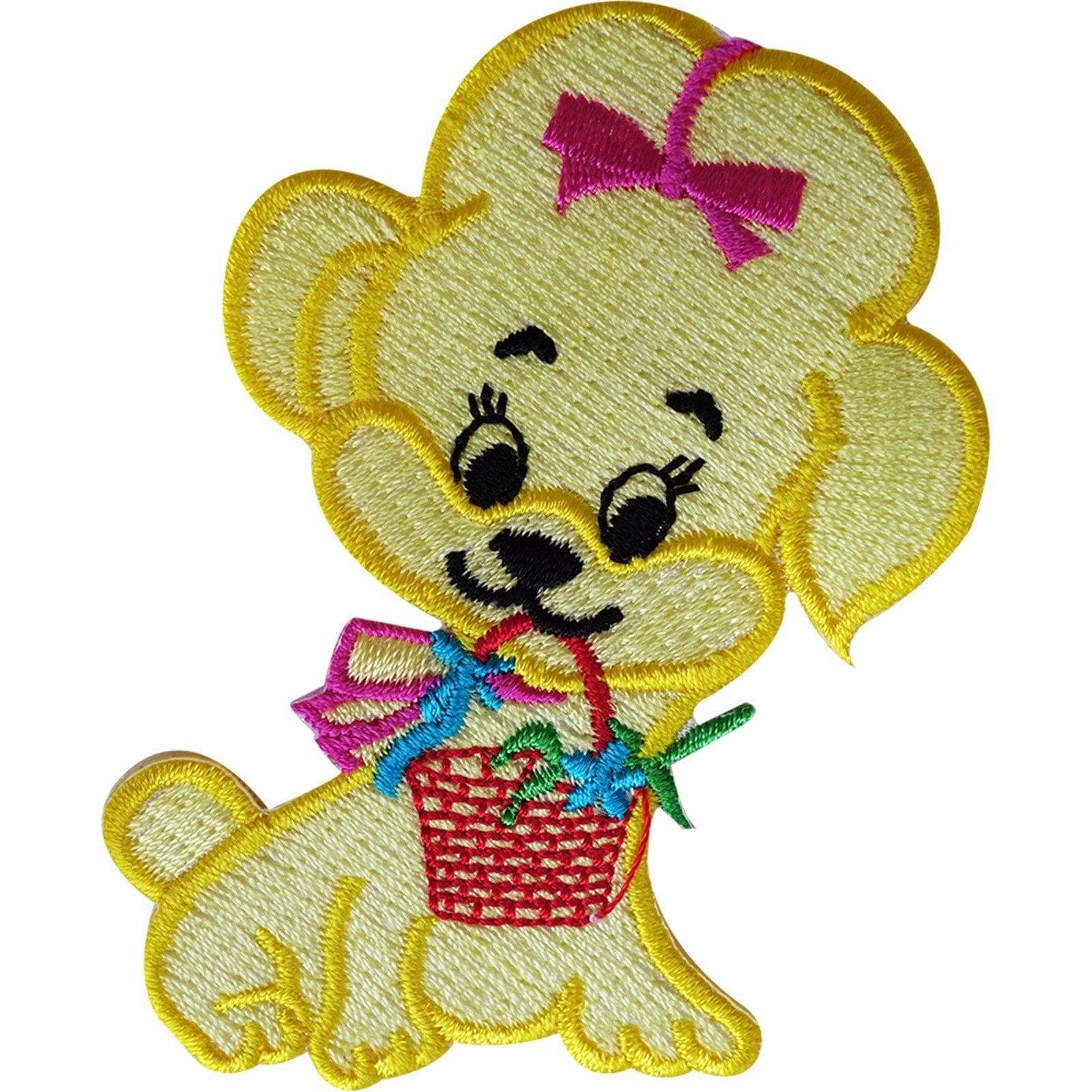 Patch for Clothes Iron / Sew On Embroidery Badge Embroidered Flower Floral  Enjoy