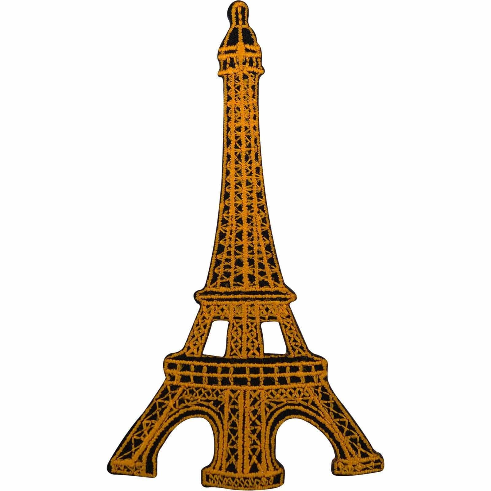 Eiffel Tower Badge Embroidery Patch Iron / Sew On French Paris France
