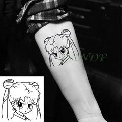 Japanese Anime Tattoo Idea  BlackInk AI