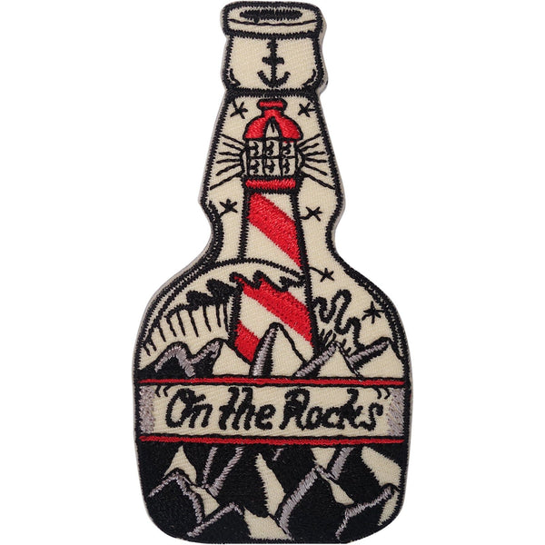 Buy Embroidered Patches For Clothing Cartoon Bottle Patch Iron on