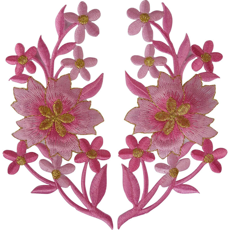wra-1006 newest design floral applique patches