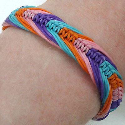 Pink Purple Orange Blue Bracelet Wristband Bangle Mans Womens Boy Girl Jewellery