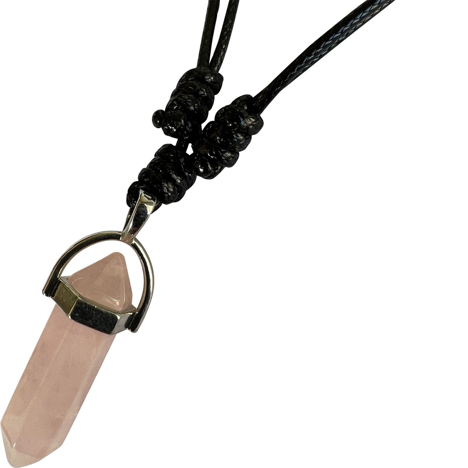 Mens rose deals quartz necklace