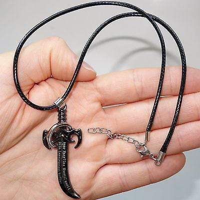 Sword Ring Pendant Chain Necklace Choker Mens Boys Kid Mans Biker Goth Jewellery Sword Ring Pendant Chain Necklace Choker Mens Boys Kid Mans Biker Goth Jewellery