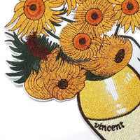 Prajna Van Gogh Patch Embroidered Patches For Clothing Iron On Patches  Cartoon Wave Patches For Clothes